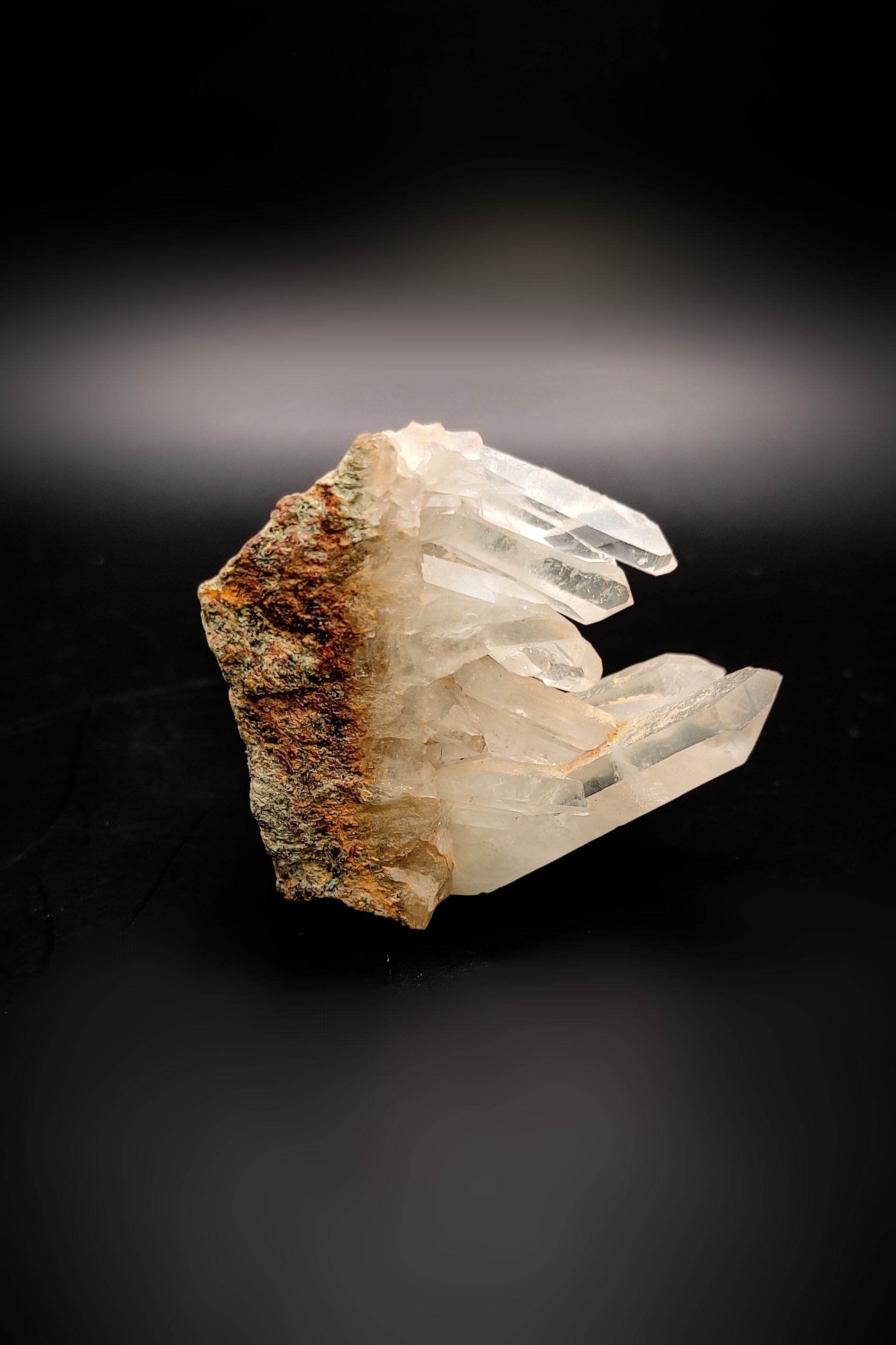کلاستر کوارتز شفاف مینی طبیعی ⚡💎